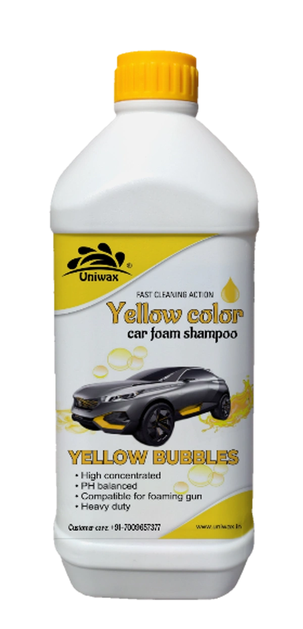 Uniwax color foam wash with wax colour foam car wash shampoo